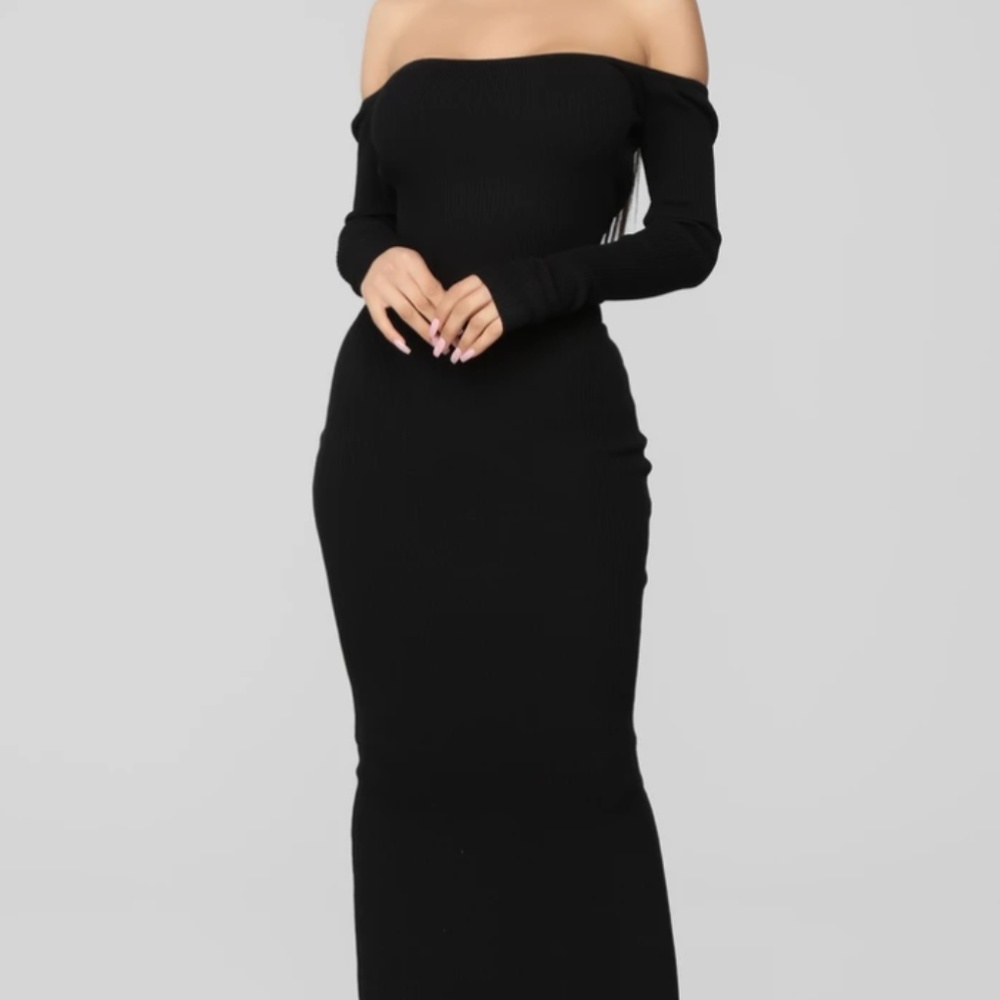 Hang Back With Me Off Shoulder Dress